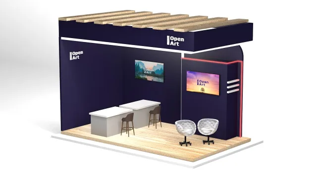 Exhibition Booth 1 — نماذج 3D